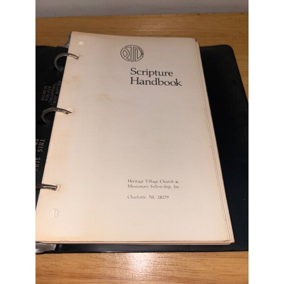 Vinyl Binder PTL Club Scripture Training Handbook Program Booklets Christian - Picture 4 of 8